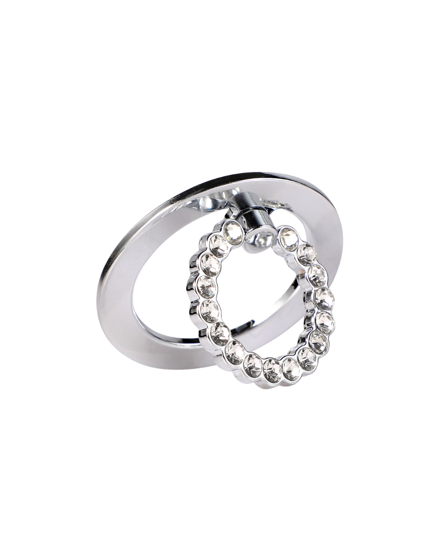 Silver Diamond MagSafe Ring Holder