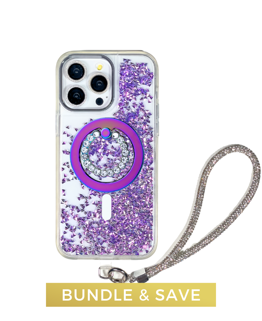 Purple Prism Glitter MagSafe Set