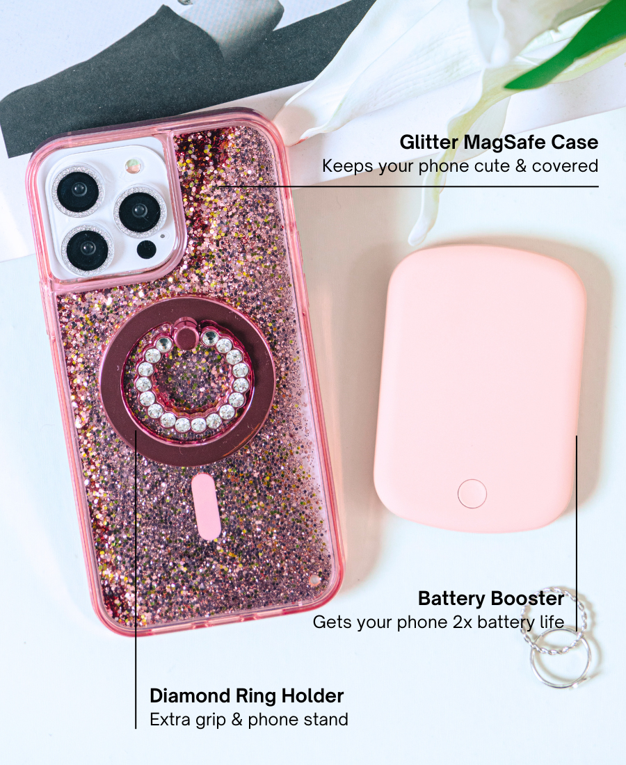 Ultimate Glitter MagSafe Set in Pink – luxylemon