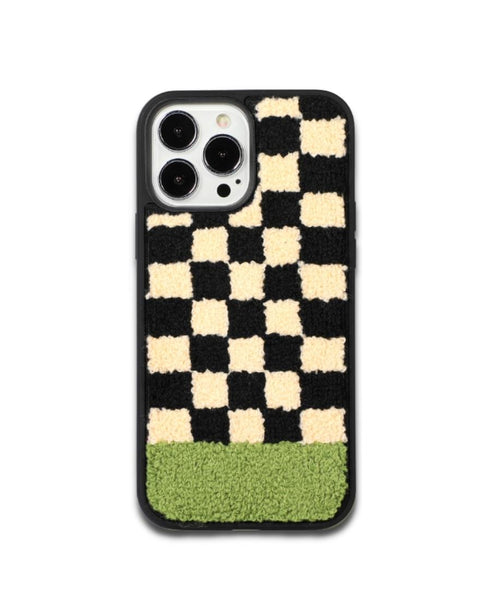 Black and white checkerboard for iPhone12 Apple 11 makeup mirror